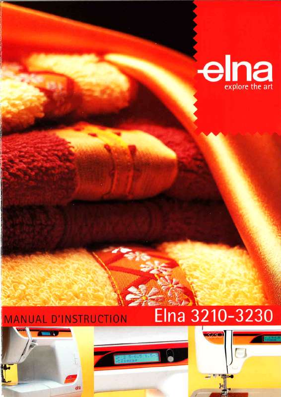 Guide utilisation ELNA 3210  de la marque ELNA