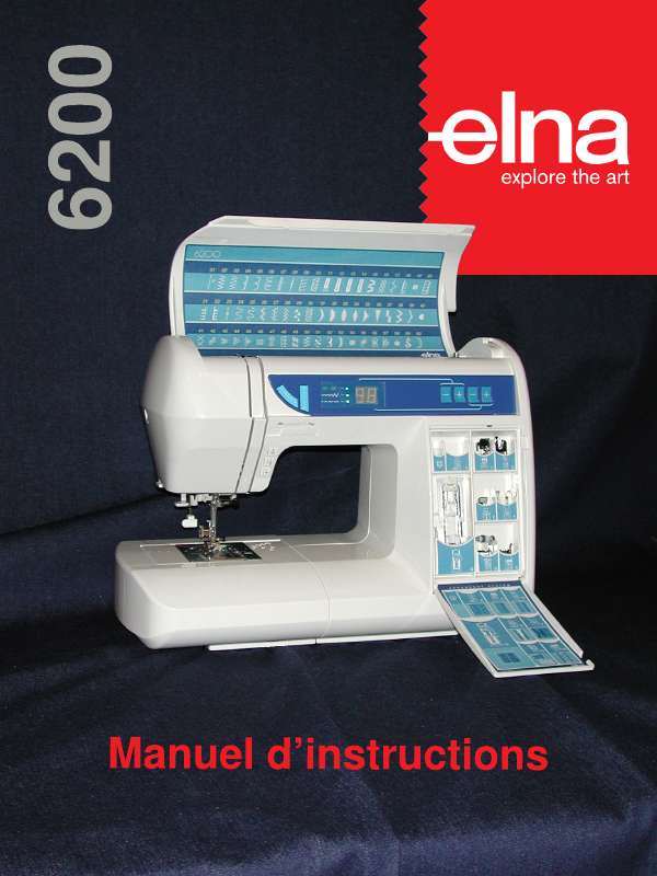 Guide utilisation ELNA 6200  de la marque ELNA