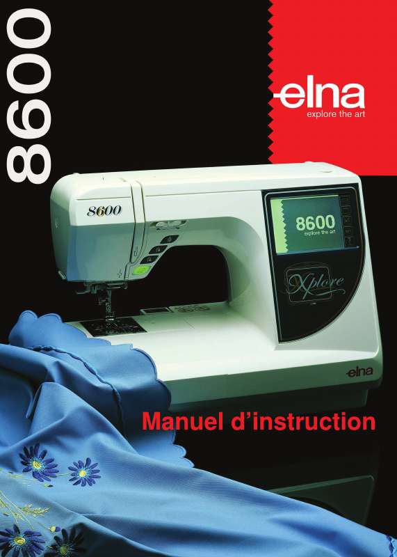 Guide utilisation ELNA 8600  de la marque ELNA