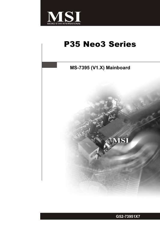 Guide utilisation MSI P35 NEO3  de la marque MSI