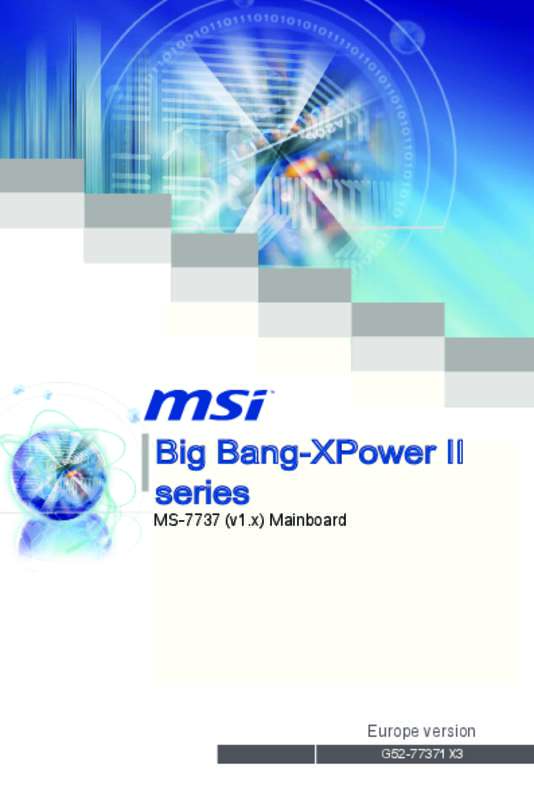 Guide utilisation MSI BIG BANG-XPOWER 2  de la marque MSI