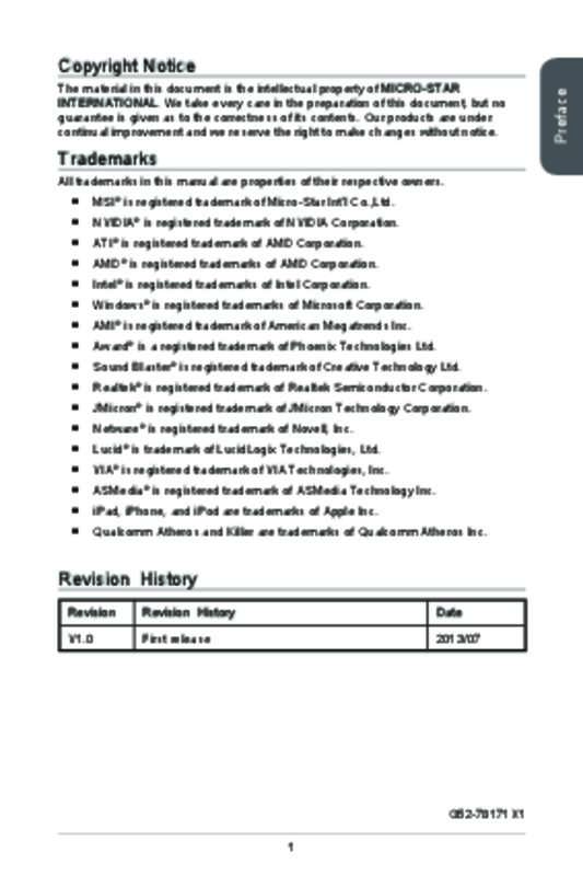 Guide utilisation MSI H81M-E33  de la marque MSI