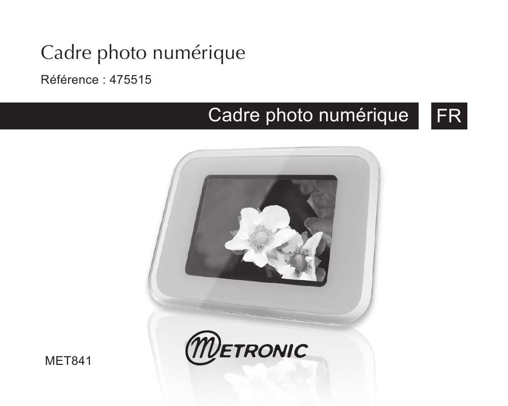Guide utilisation  METRONIC CADRE PHOTO NUMERIQUE 35  de la marque METRONIC