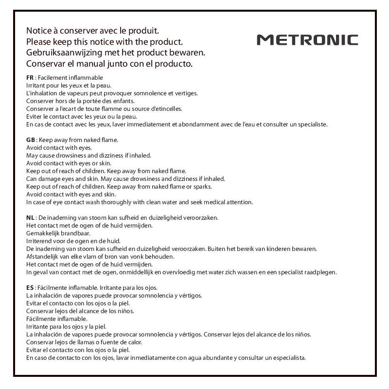Guide utilisation  METRONIC STYLOS POUR CD-DVD  de la marque METRONIC