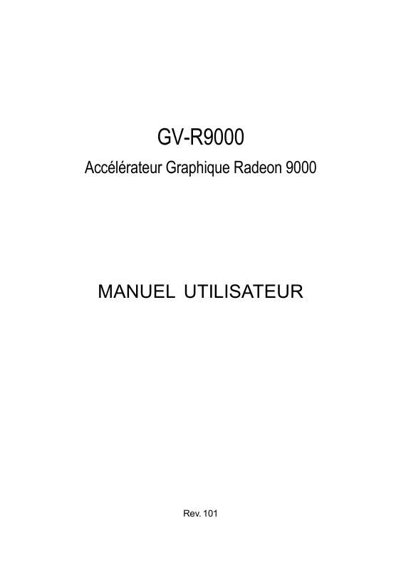 Guide utilisation GIGABYTE GV-R9000  de la marque GIGABYTE