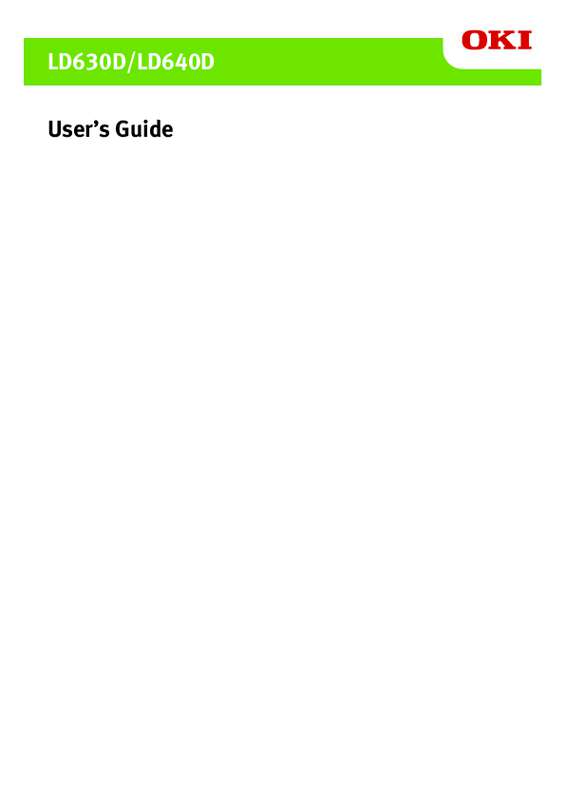 Guide utilisation OKI LD640  de la marque OKI
