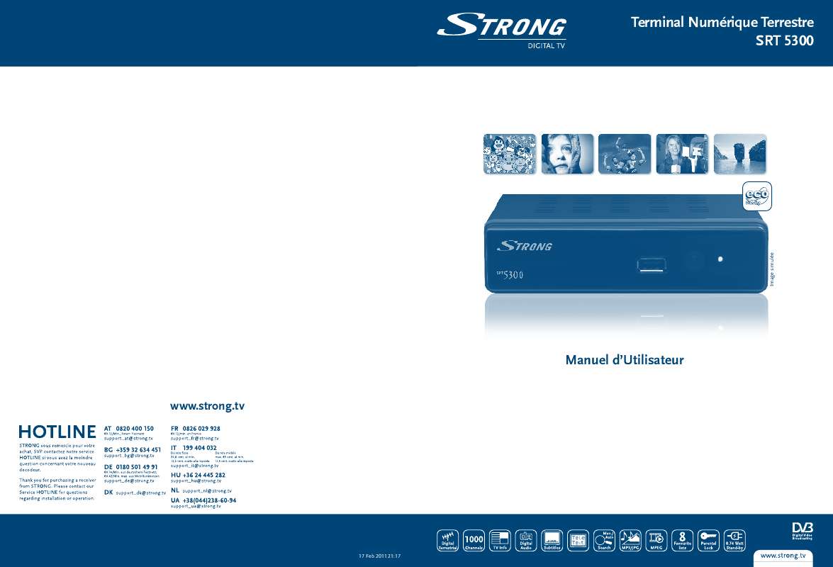 Guide utilisation STRONG SRT 5300  de la marque STRONG