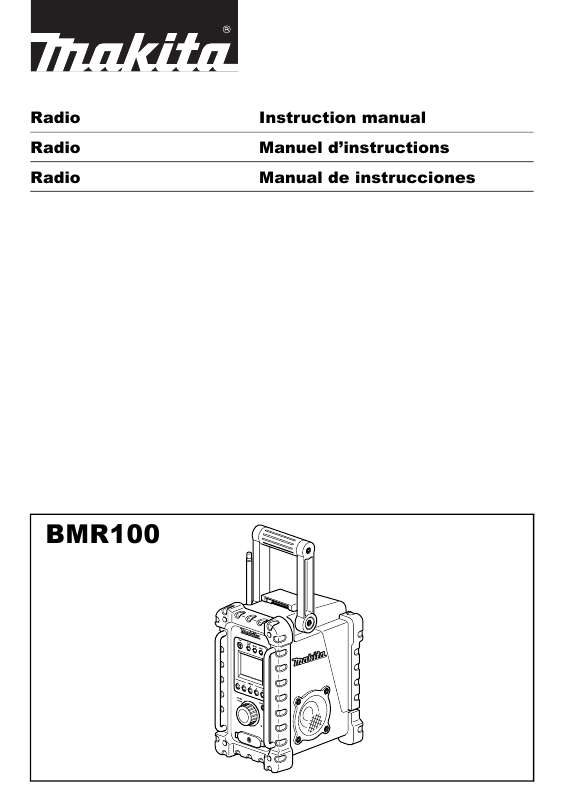 Guide utilisation MAKITA BMR100  de la marque MAKITA