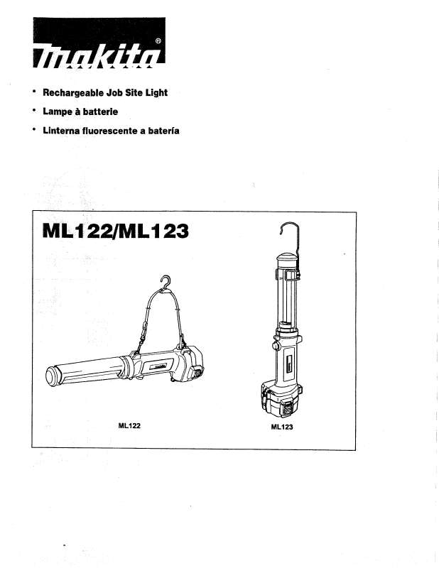 Guide utilisation  MAKITA ML123  de la marque MAKITA