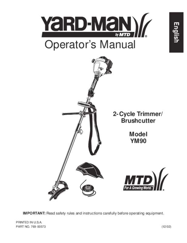 Guide utilisation  MTD 41ADY90C401  de la marque MTD