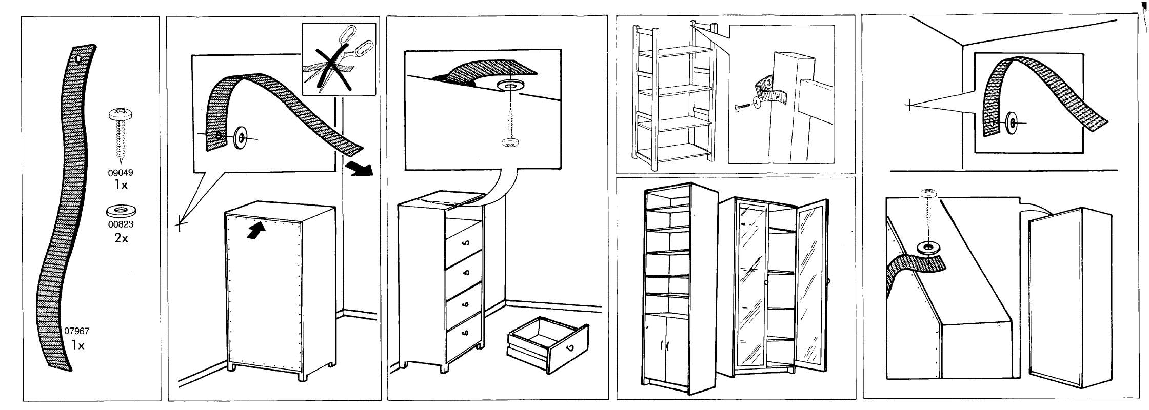Guide utilisation  IKEA ANTI-TOPPLE DEVICE  de la marque IKEA