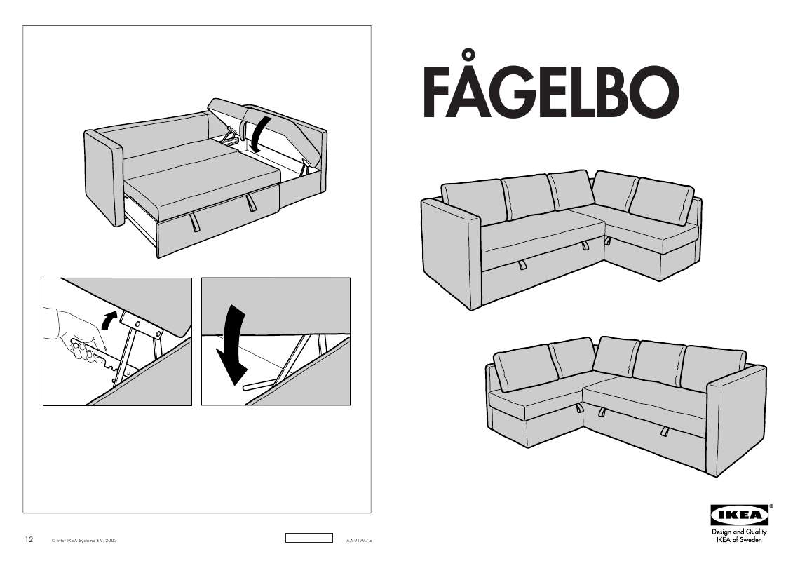 Guide utilisation  IKEA FAGELBO  de la marque IKEA
