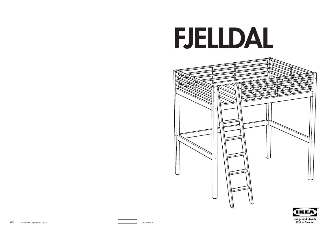 Guide utilisation  IKEA FJELLDAL  de la marque IKEA