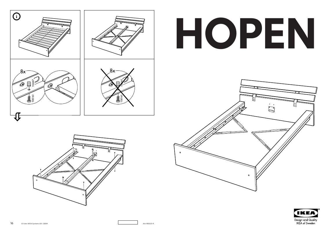 Guide utilisation  IKEA HOPEN  de la marque IKEA