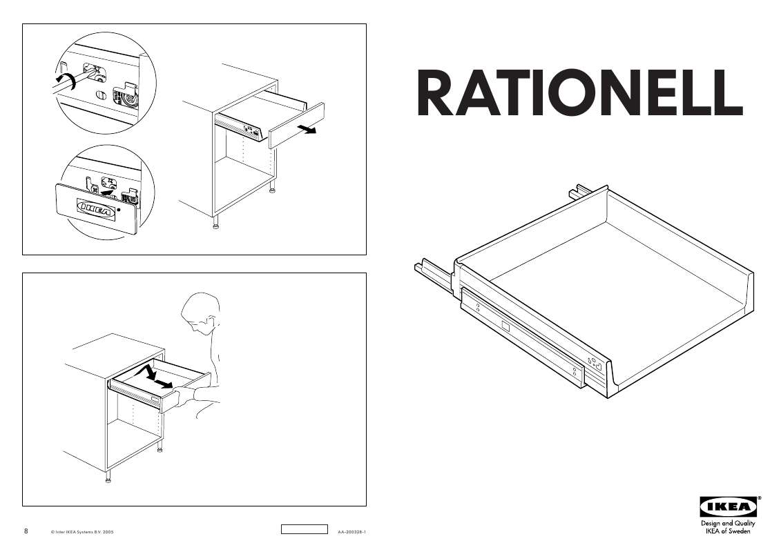 Guide utilisation  IKEA RATIONELL  de la marque IKEA