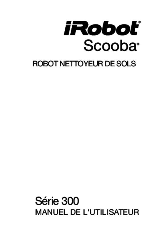 Guide utilisation IROBOT SCOOBA 390  de la marque IROBOT