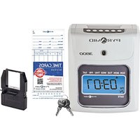 Notice Pyramid Time Systems 3800 Clock