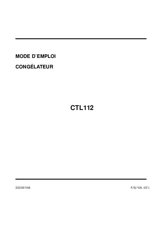 Guide utilisation  LISTO CTL112  de la marque LISTO