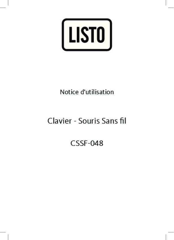 Guide utilisation  LISTO CSSF-048  de la marque LISTO