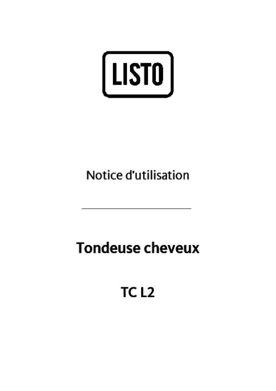 Guide utilisation LISTO TC L2  de la marque LISTO