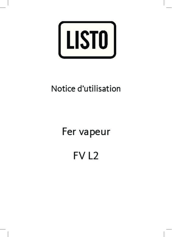 Guide utilisation LISTO FV L2  de la marque LISTO