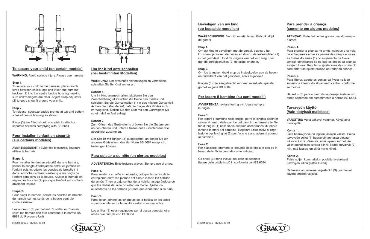 Guide utilisation  GRACO STADIUM DUO LUXE  de la marque GRACO