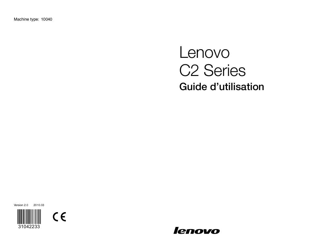 Guide utilisation LENOVO 3000 C200  de la marque LENOVO