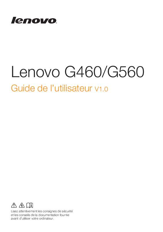 Guide utilisation LENOVO G560  de la marque LENOVO