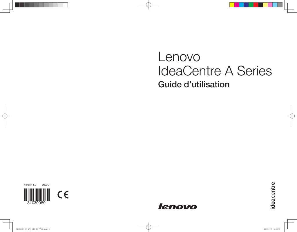 Guide utilisation  LENOVO IDEACENTRE A600  de la marque LENOVO