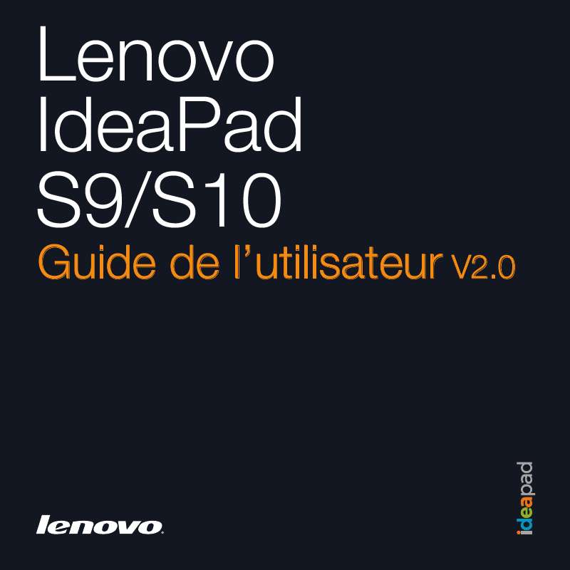 Guide utilisation LENOVO IDEAPAD S10  de la marque LENOVO