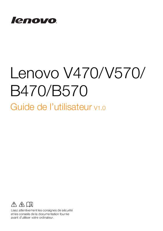 Guide utilisation LENOVO B470  de la marque LENOVO