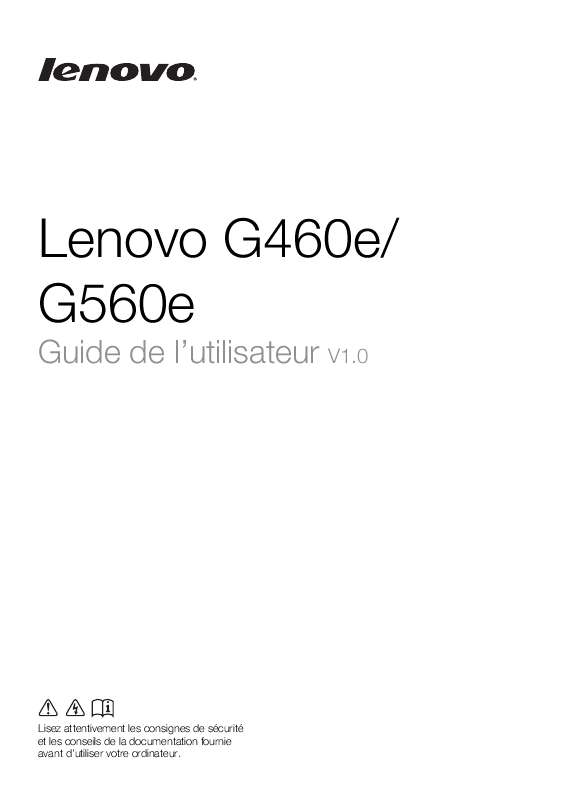 Guide utilisation LENOVO G460E  de la marque LENOVO