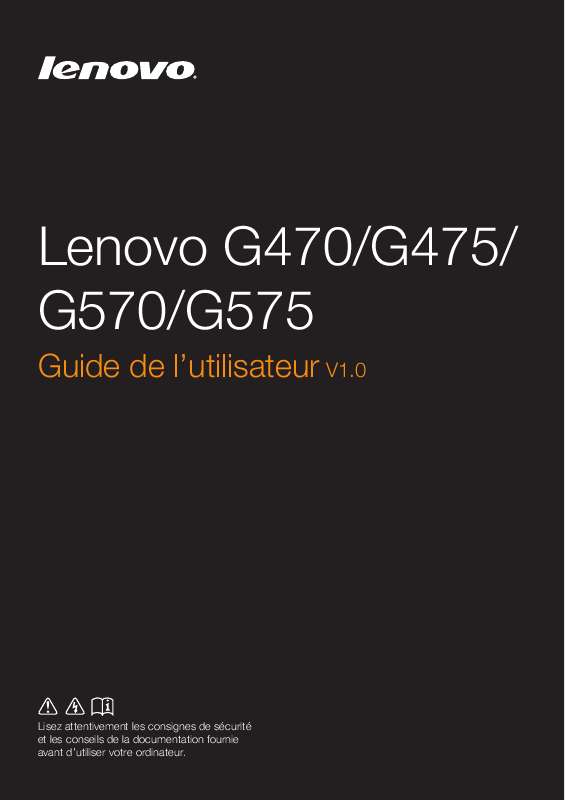 Guide utilisation LENOVO G470  de la marque LENOVO