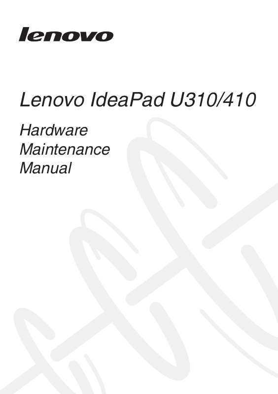 Guide utilisation LENOVO IDEAPAD U310  de la marque LENOVO