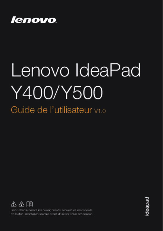 Guide utilisation LENOVO IDEAPAD Y500 (MBG3KFR)  de la marque LENOVO