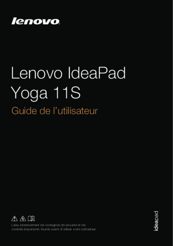 Guide utilisation LENOVO YOGA 11S (59373588)  de la marque LENOVO