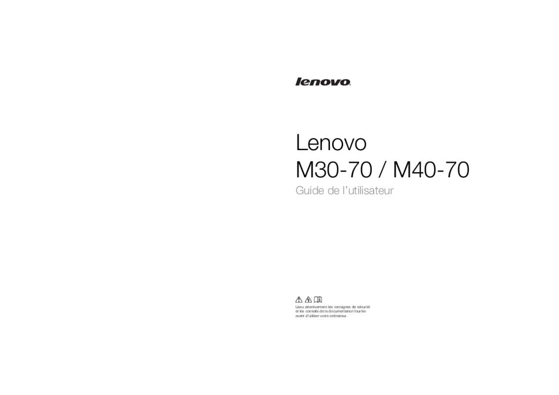 Guide utilisation LENOVO M30-70 (MCF4WFR)  de la marque LENOVO