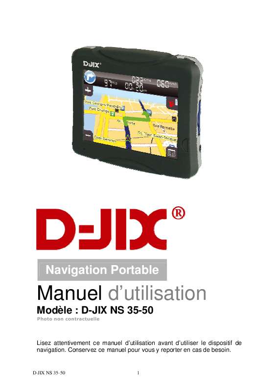 Guide utilisation  D-JIX NS 35-50  de la marque D-JIX