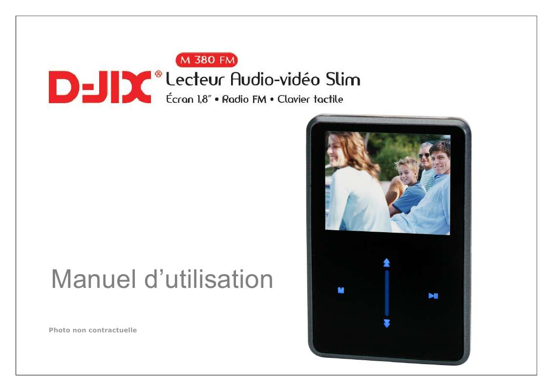 Guide utilisation  D-JIX M 380 FM  de la marque D-JIX