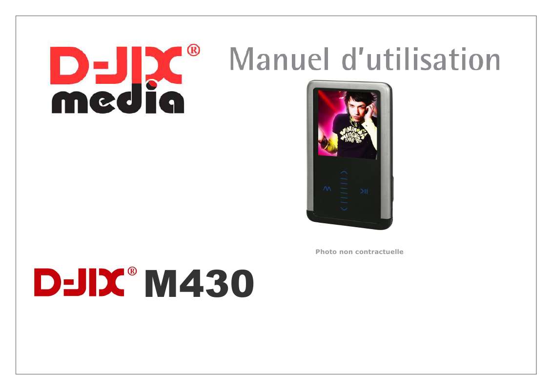 Guide utilisation  D-JIX M 430  de la marque D-JIX