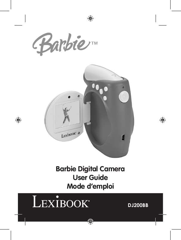 Guide utilisation  LEXIBOOK BARBIE DIGITAL CAMERA  de la marque LEXIBOOK