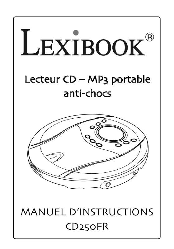 Guide utilisation  LEXIBOOK CD250  de la marque LEXIBOOK