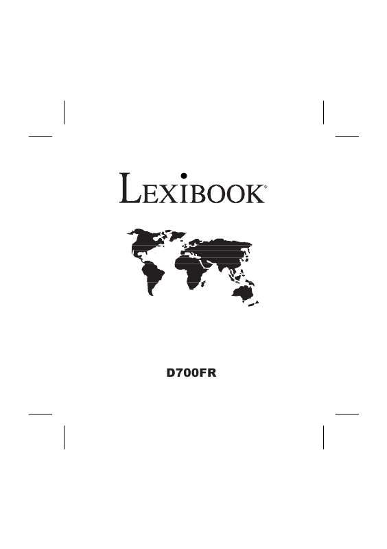 Guide utilisation  LEXIBOOK D750FR  de la marque LEXIBOOK
