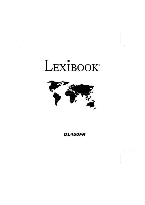 Guide utilisation  LEXIBOOK DICTIONNAIRE DE FRANCAIS DL450FR  de la marque LEXIBOOK