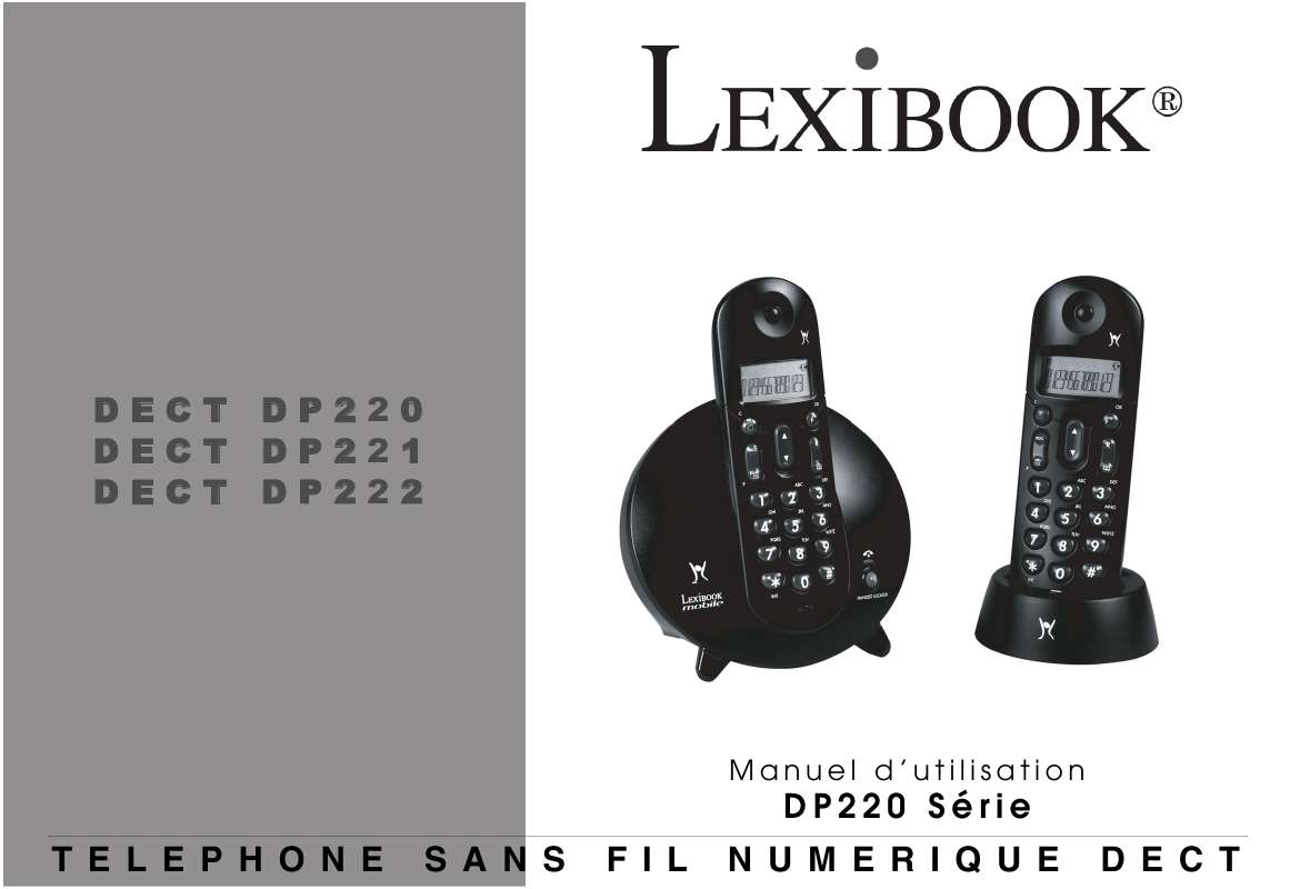 Guide utilisation LEXIBOOK DP220  de la marque LEXIBOOK