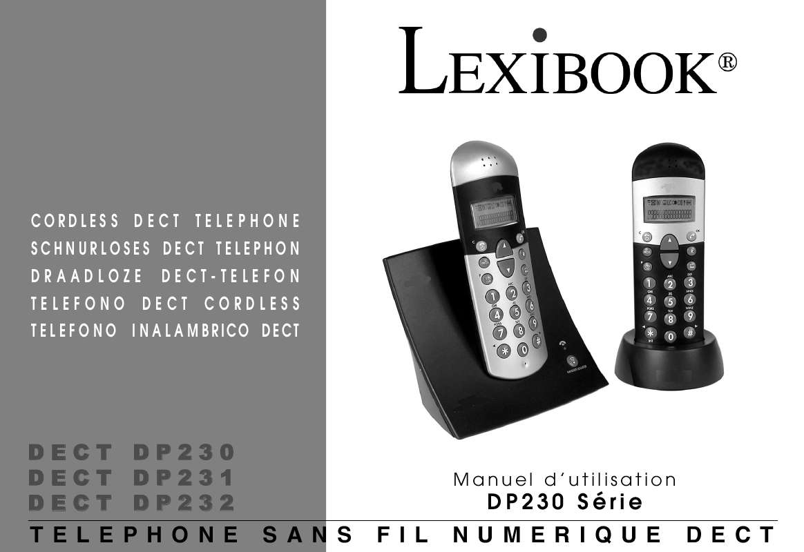 Guide utilisation  LEXIBOOK DP230  de la marque LEXIBOOK