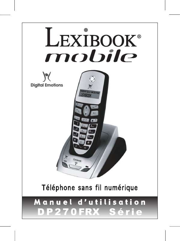 Guide utilisation  LEXIBOOK DP270FRX  de la marque LEXIBOOK