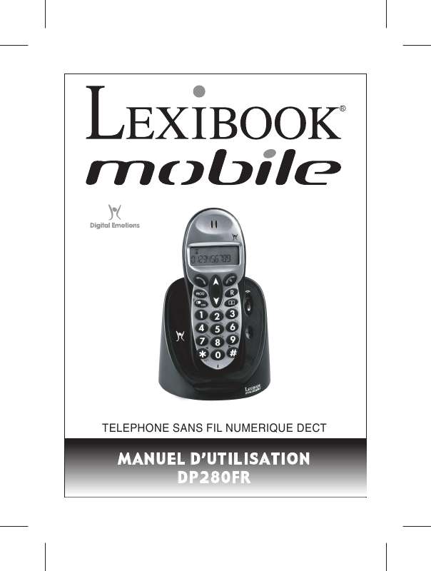 Guide utilisation  LEXIBOOK DP280F  de la marque LEXIBOOK