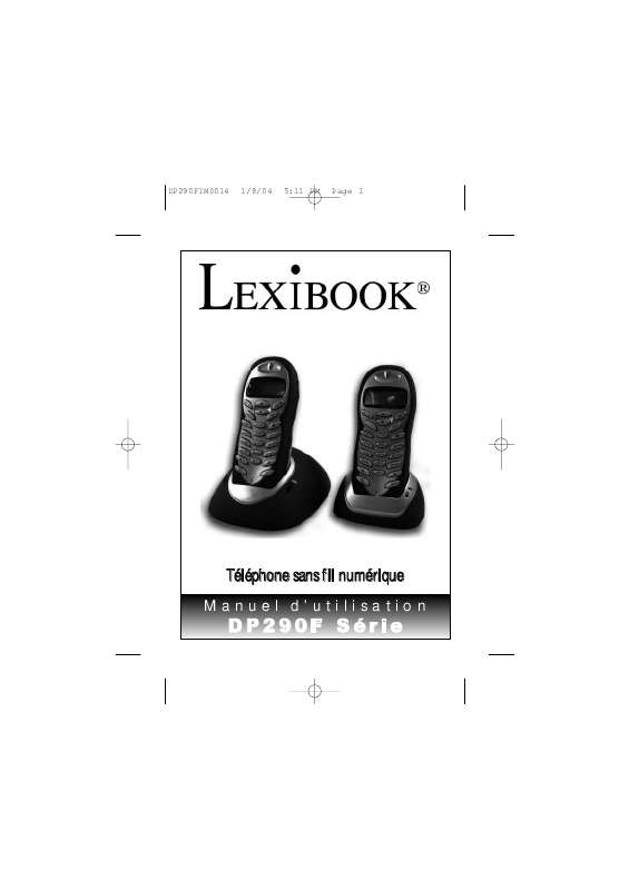 Guide utilisation  LEXIBOOK DP290F  de la marque LEXIBOOK