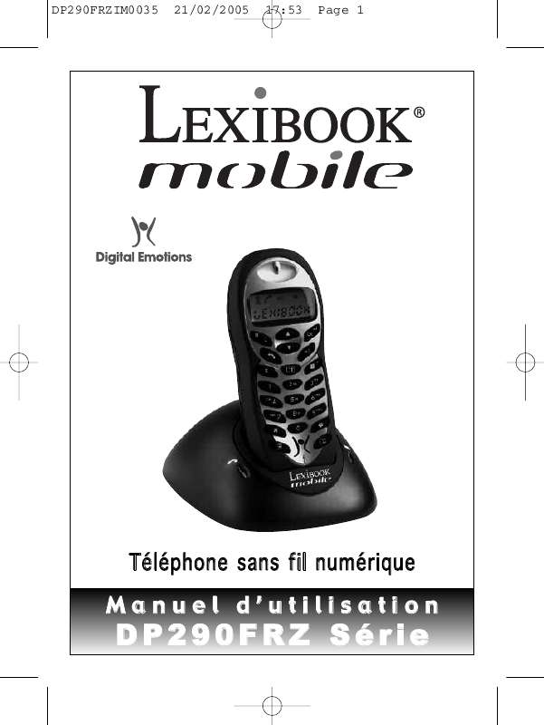 Guide utilisation  LEXIBOOK DP290FRZ  de la marque LEXIBOOK